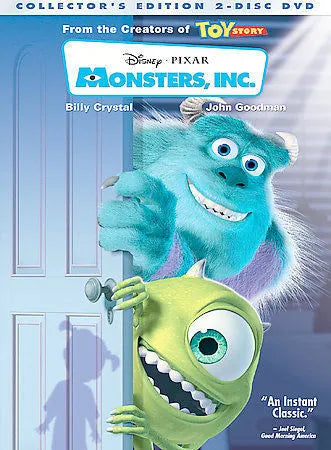 Monsters,  Inc. Collector's Edition 2 Disc Widescreen (DVD) (Pre-Owned)